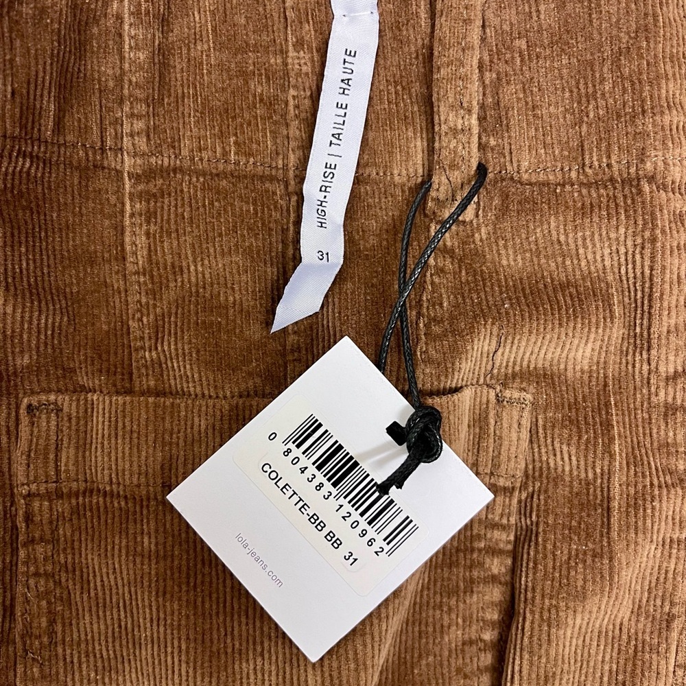 Lola Denim NWT Colette High Rise Wide Leg Jeans Suncloud Size 31 - Picture 4 of 4